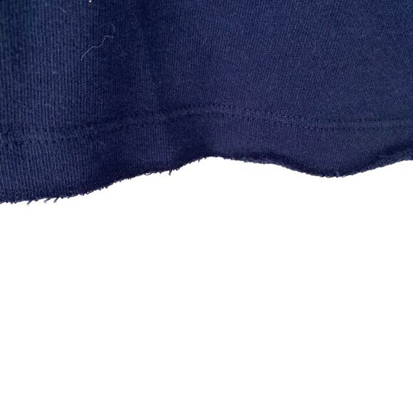 Maeve Anthropologie Riviera Dark Blue Short Sleeve Top Swimmers small - Picture 5 of 7